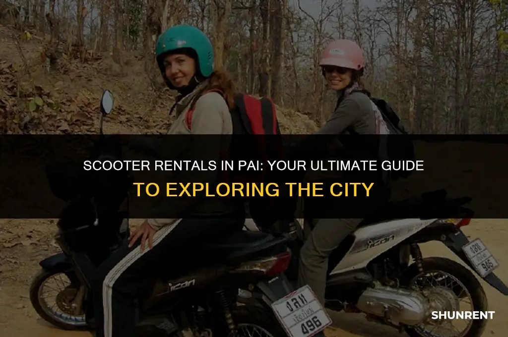 where to rent a scooter in pai