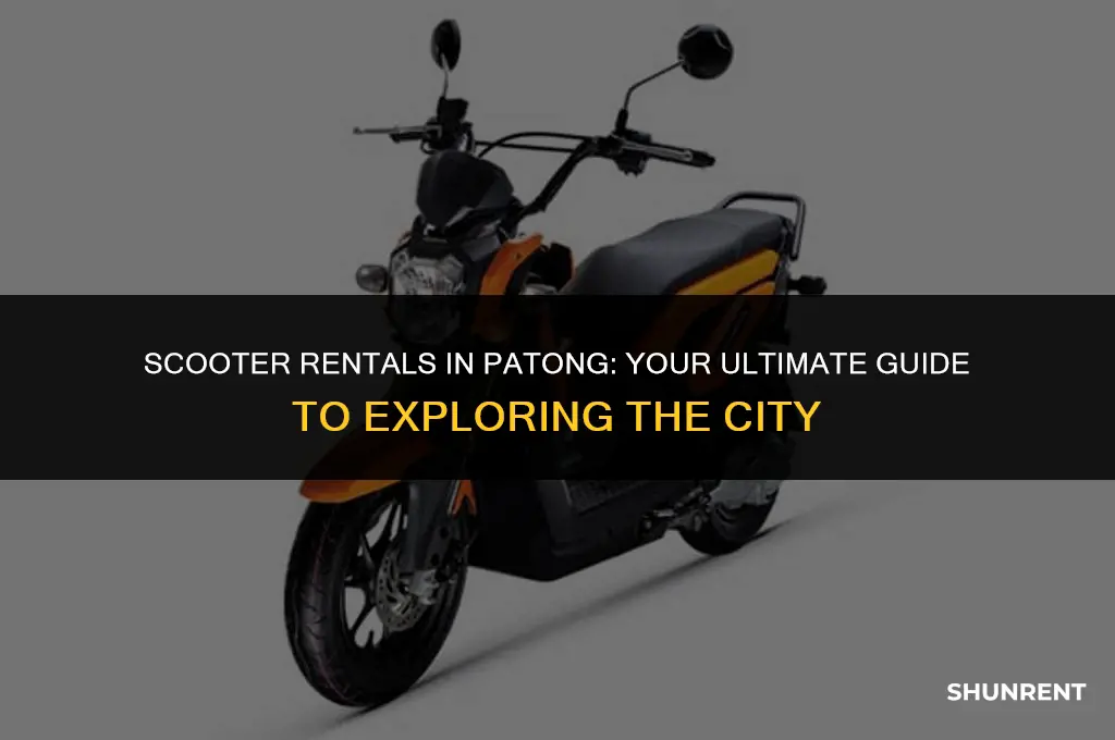 where to rent a scooter in patong