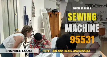 Where to Rent a Sewing Machine in the 95531 Area
