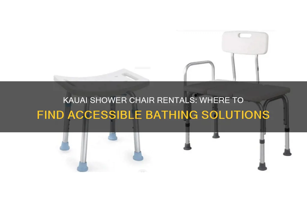 where to rent a shower chair in kauai