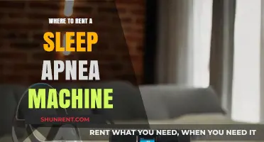 Where to Rent a Sleep Apnea Machine: A Comprehensive Guide