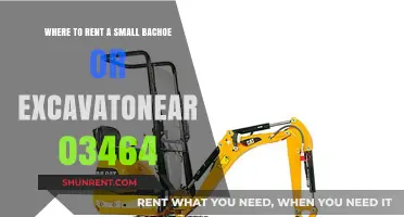 Renting a Mini Excavator or Backhoe Near 03464: Your Guide