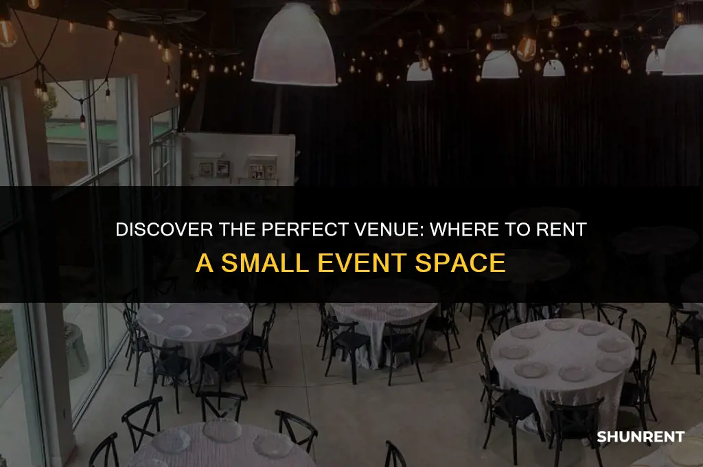 where to rent a small event space