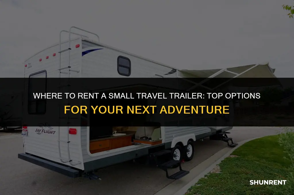 where to rent a small travel trailer