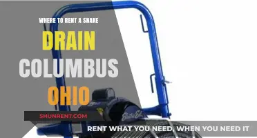 Rent a Snake Drain in Columbus, Ohio: Top Local Options
