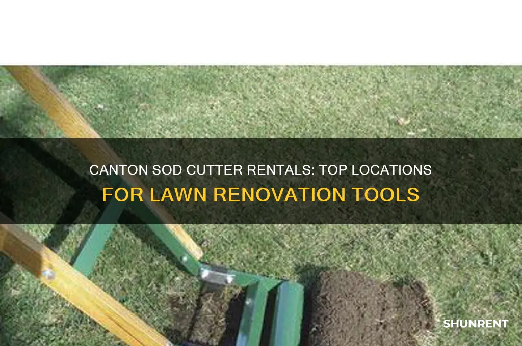 where to rent a sod cutter in canton ohio