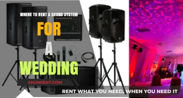 Top Wedding Sound System Rental Options for Your Special Day