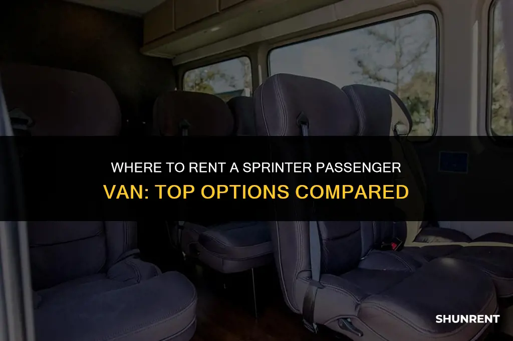 where to rent a sprinter passenger van