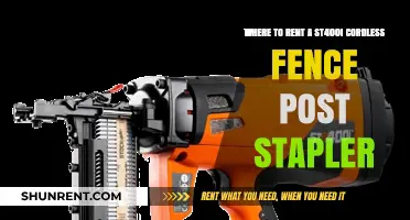 Top Rental Locations for ST400i Cordless Fence Post Staplers