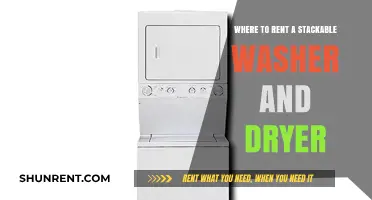 Top Places to Rent Stackable Washer and Dryer Units Easily