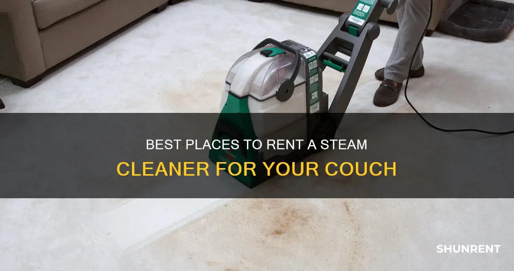 where to rent a steam cleaner for couch