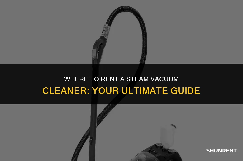 where to rent a steam vacuum cleaner