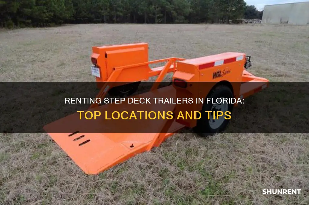 where to rent a step deck trailer in florida