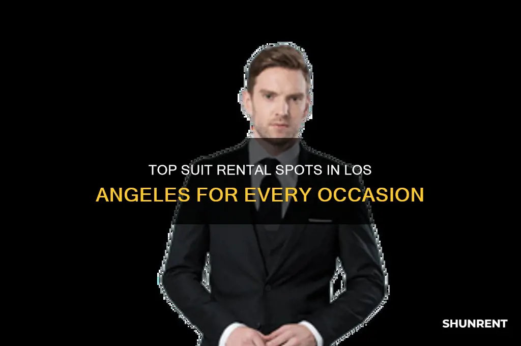 where to rent a suit in los angeles