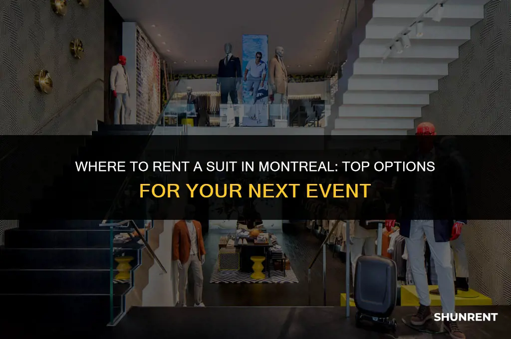 where to rent a suit in montreal