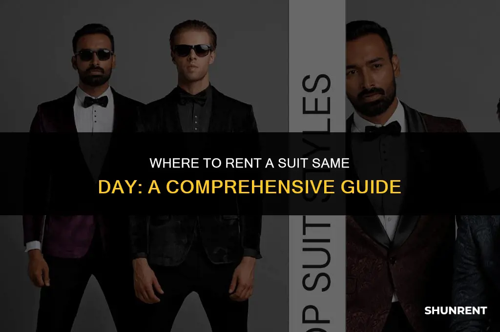 where to rent a suit same day