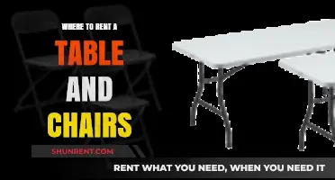 Where to Rent a Table and Chairs: A Comprehensive Guide