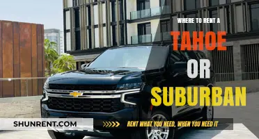 Where to Rent a Tahoe or Suburban: Ultimate Guide