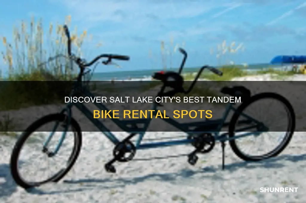 where to rent a tandem bike in salt lake city