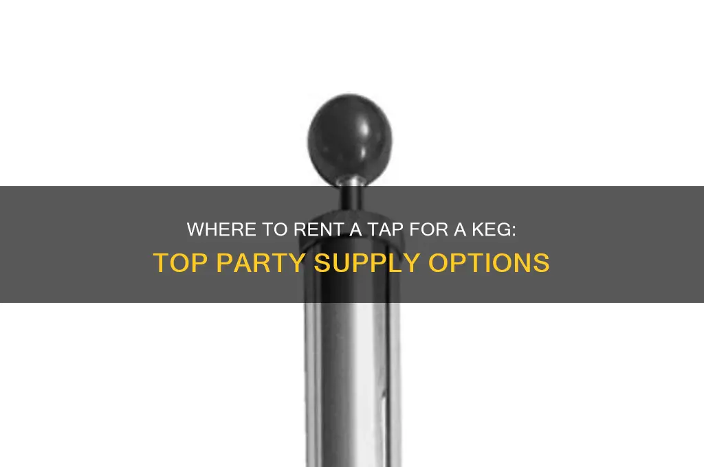 where to rent a tap for a keg