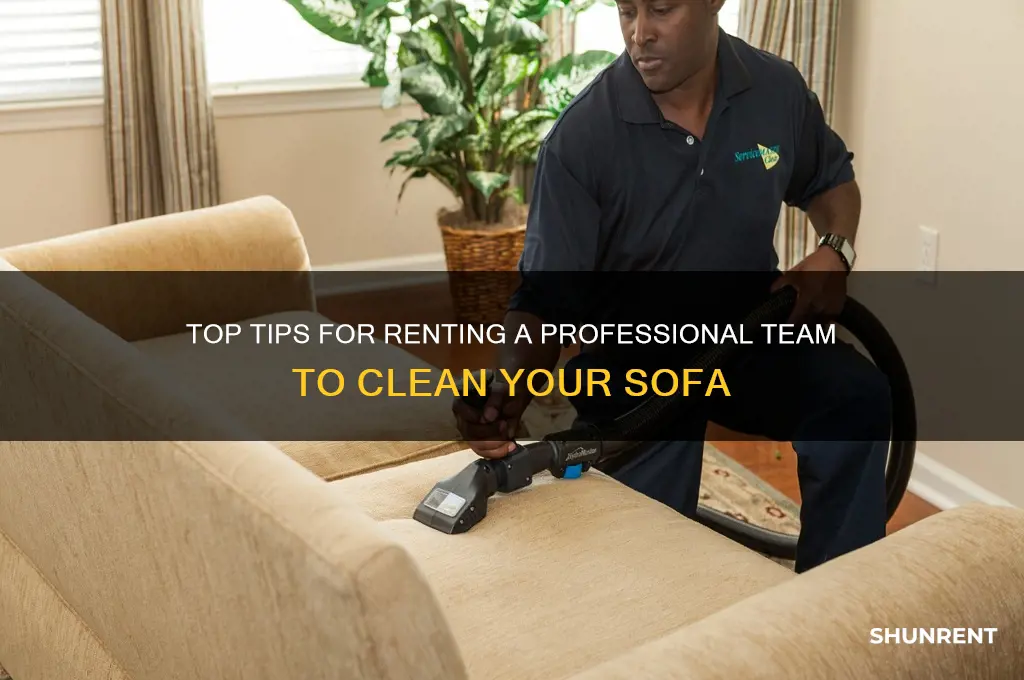 where to rent a team cleaner for my sofa