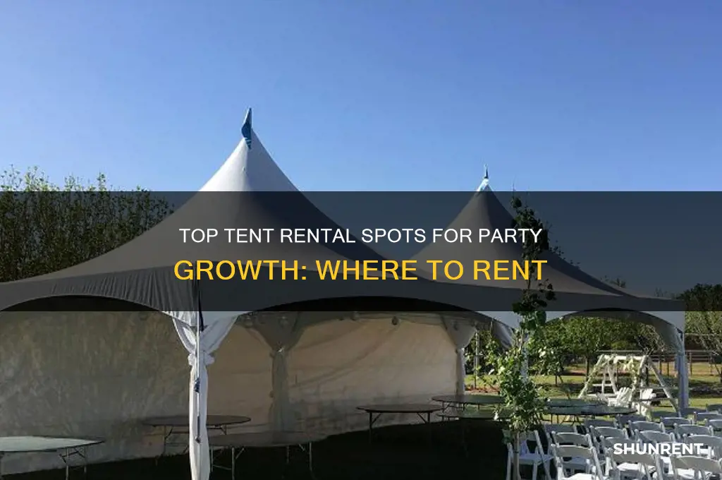 where to rent a tent for a party growth