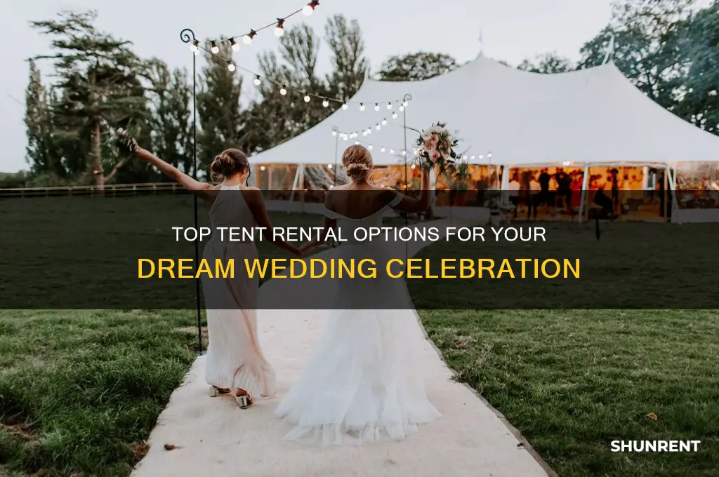 where to rent a tent for a wedding