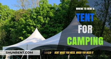 Where to Rent a Tent for Camping: A Comprehensive Guide