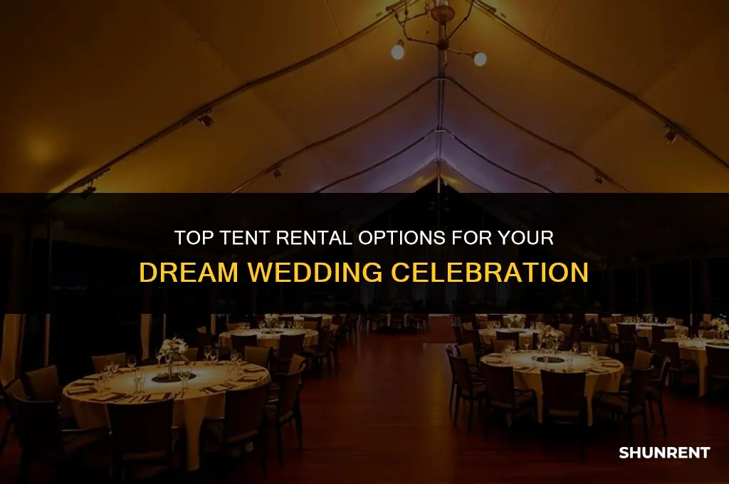 where to rent a tent for wedding