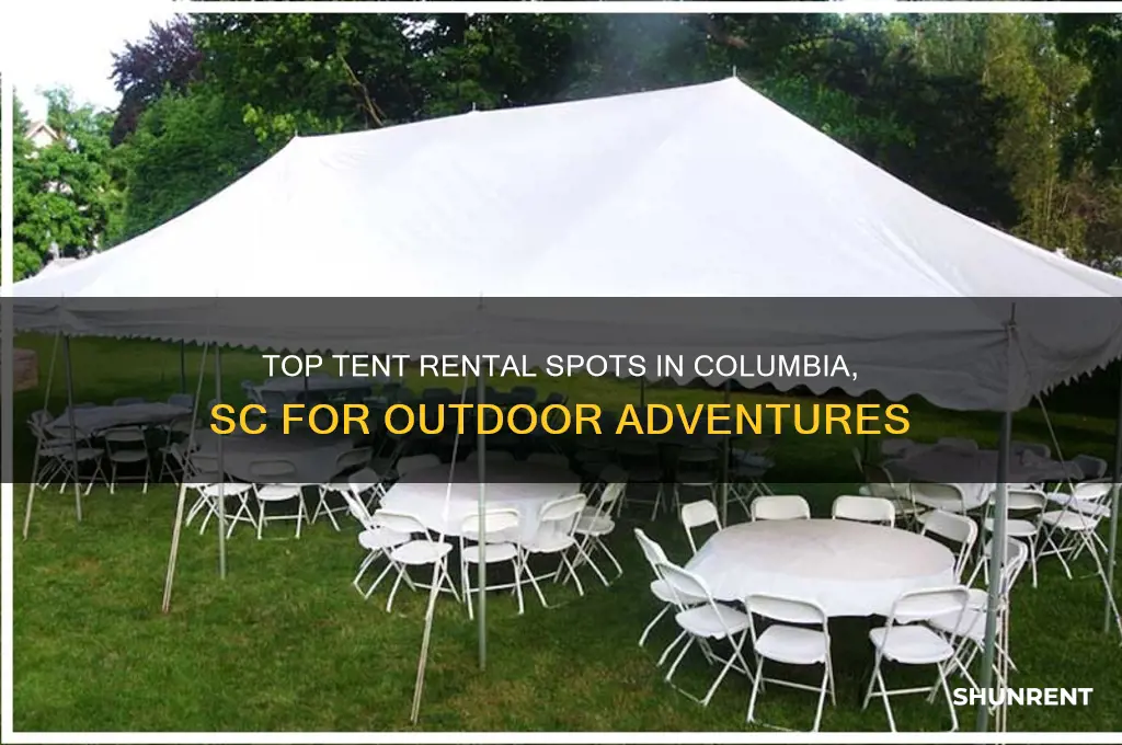 where to rent a tent in columbis sc