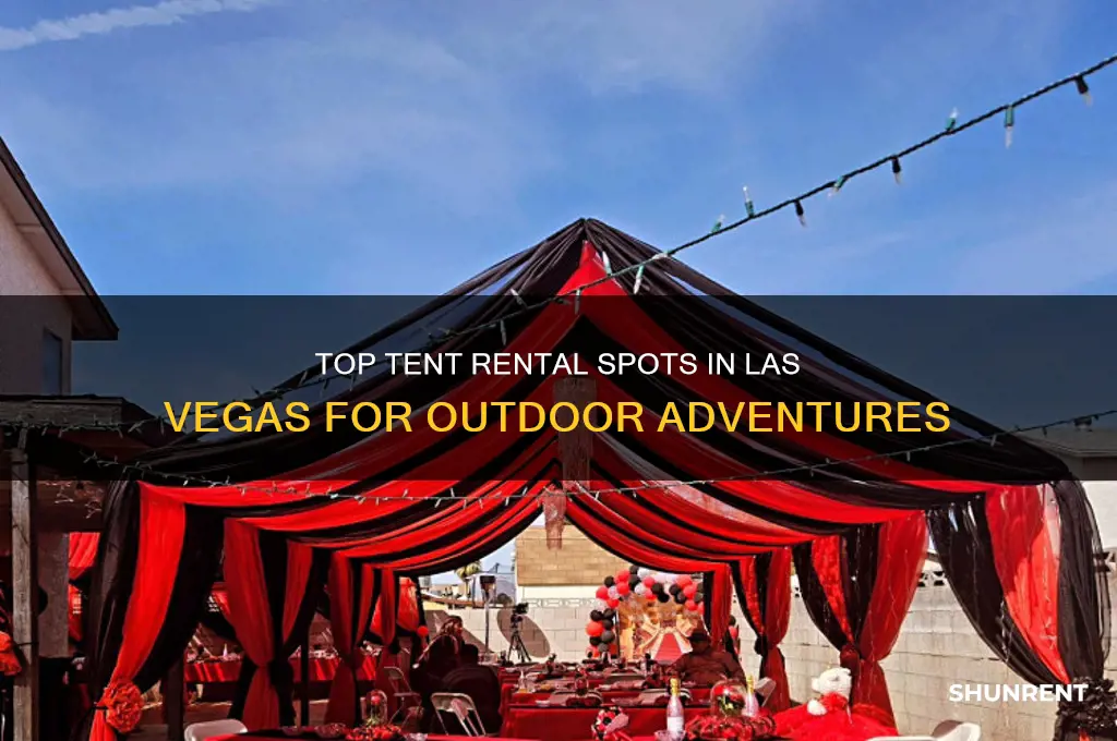 where to rent a tent in las vegas
