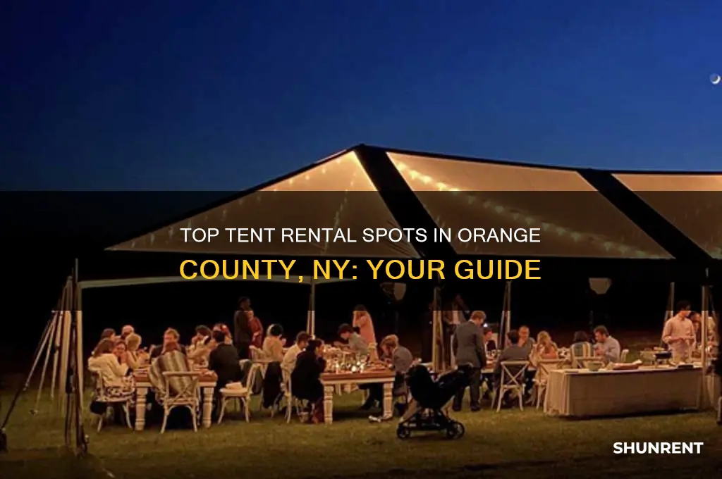where to rent a tent in orange county ny