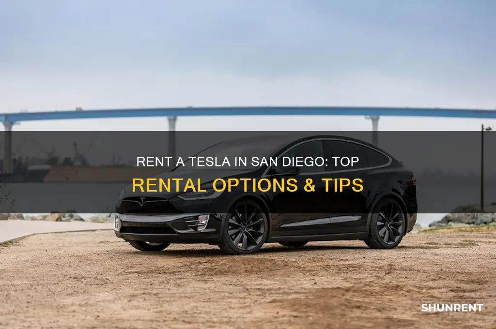 where to rent a tesla to san diego