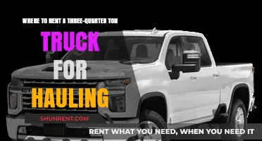 Top Locations to Rent a Three-Quarter Ton Hauling Truck