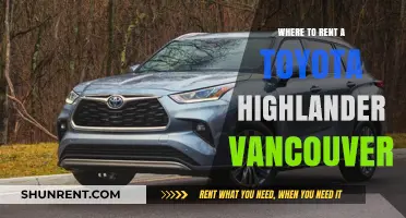 Exploring Vancouver: Your Guide to Renting a Toyota Highlander