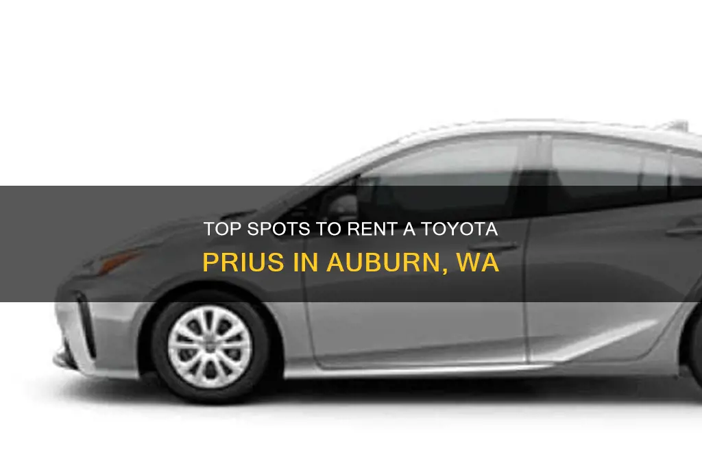 where to rent a toyota prius in auburn