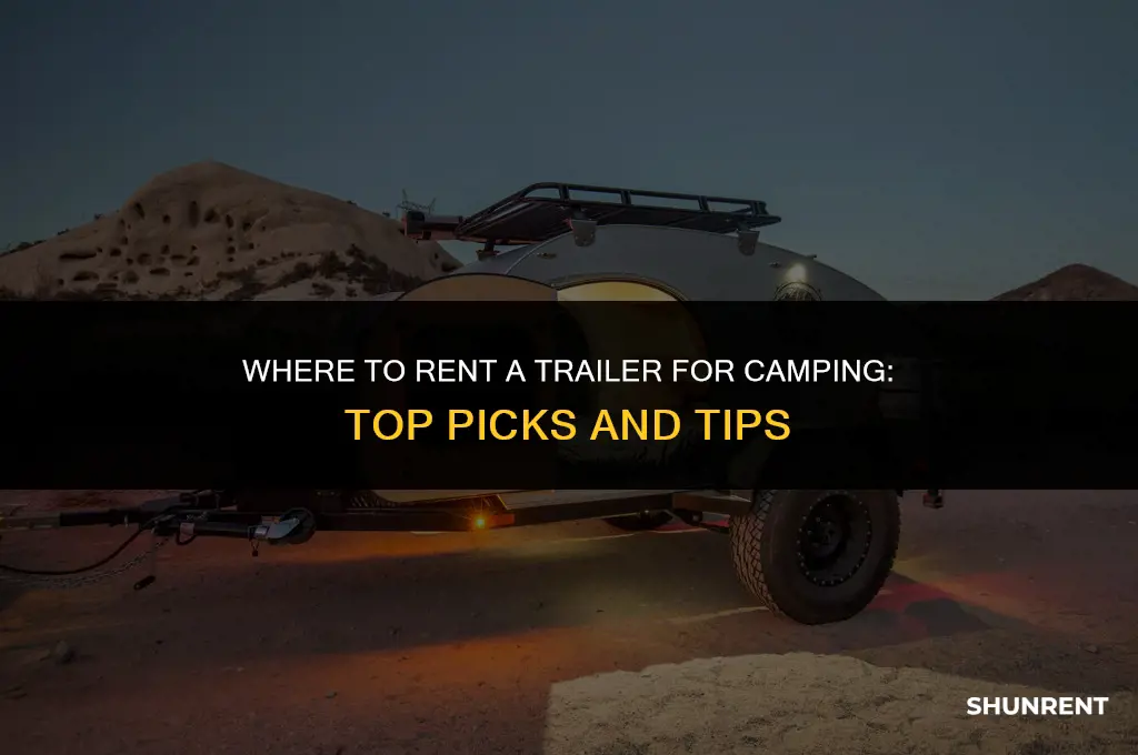 where to rent a trailer for camping