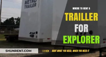 Where to Rent a Trailer for Your Next Explorer Adventure