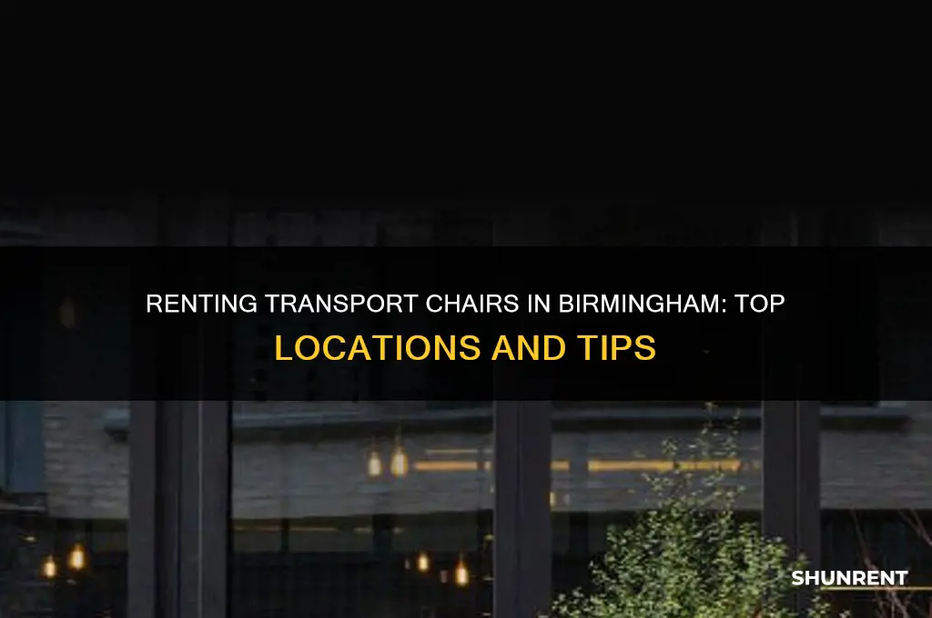 where to rent a transport chair in birmingham