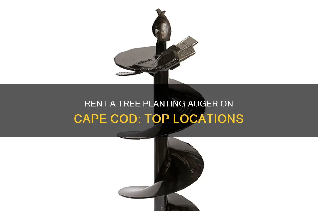 where to rent a tree planting auger on cape cod