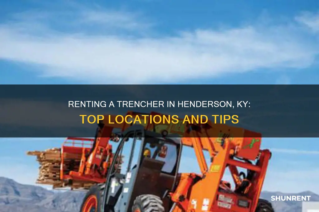 where to rent a trencher in henderson ky