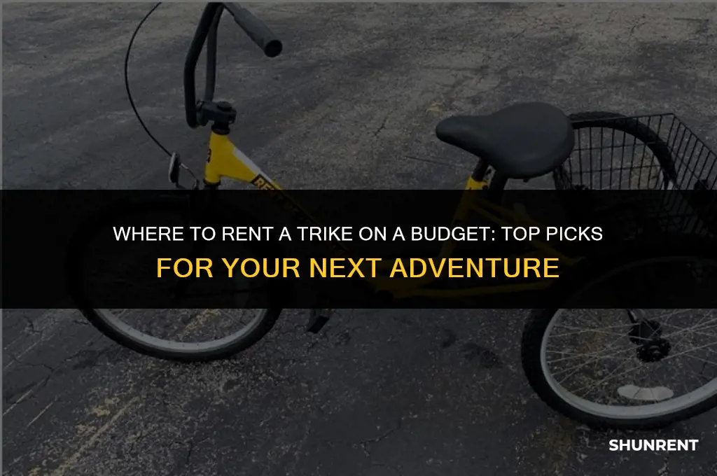 where to rent a trike on a