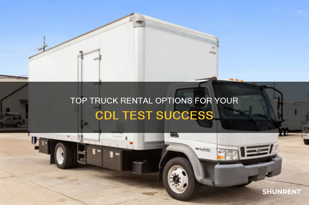 where to rent a truck for cdl test