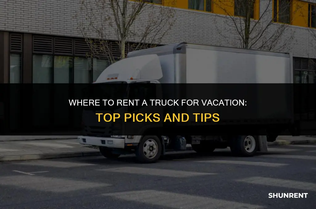 where to rent a truck for vacation