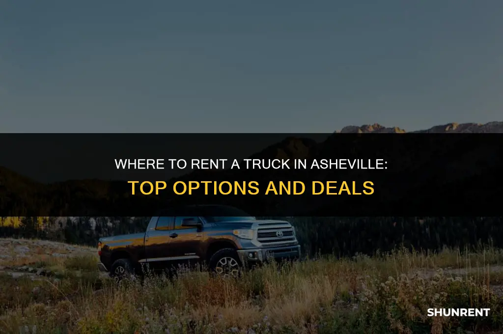 where to rent a truck in ashevulle