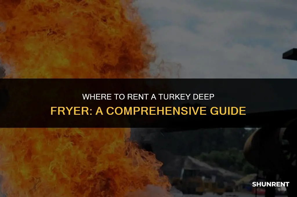 where to rent a turkey deep fryer