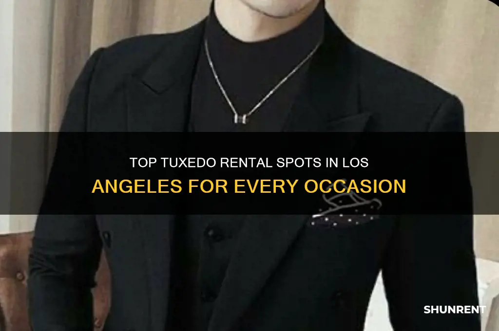 where to rent a tux in los angeles
