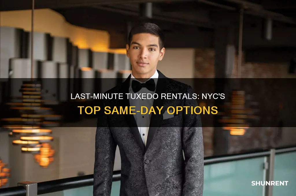 where to rent a tuxedo in nyc same day