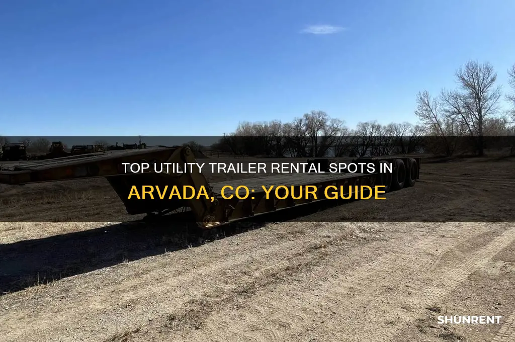 where to rent a utility trailer arvada co