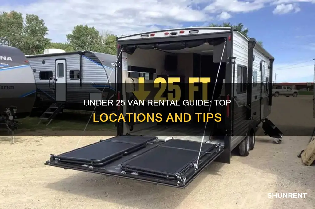 where to rent a van as an under 25